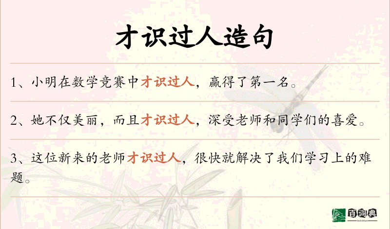 才识过人