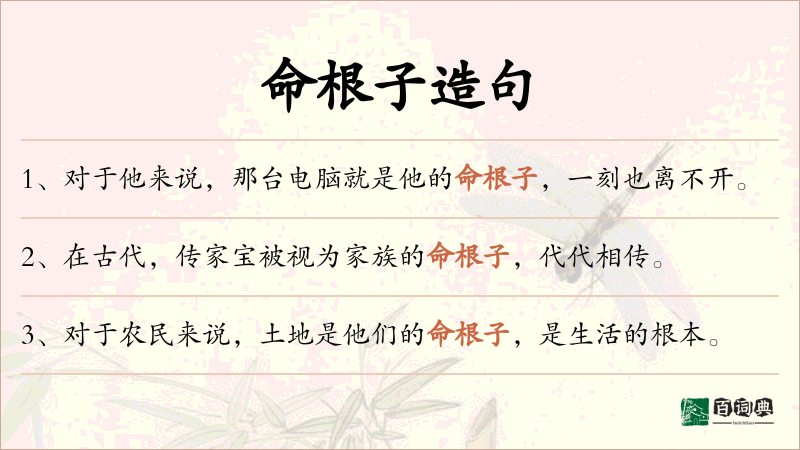 命根子