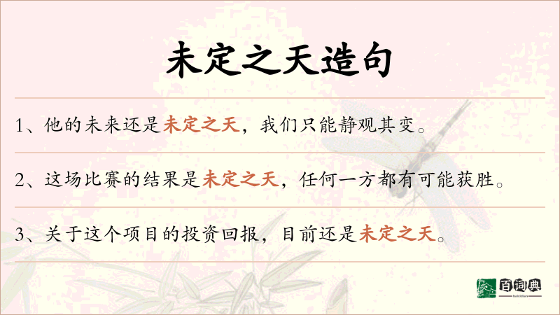 未定之天