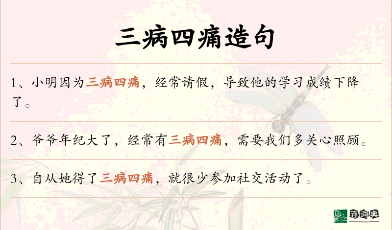 三病四痛