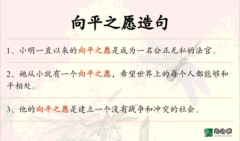 向平之愿