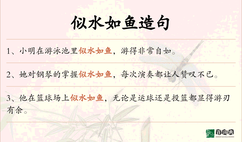 似水如鱼