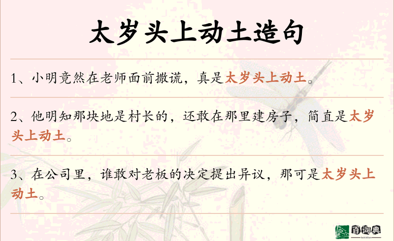 太岁头上动土