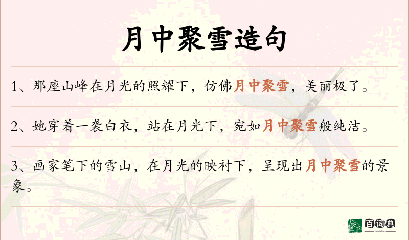 月中聚雪