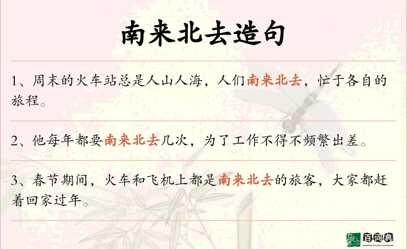 南来北去