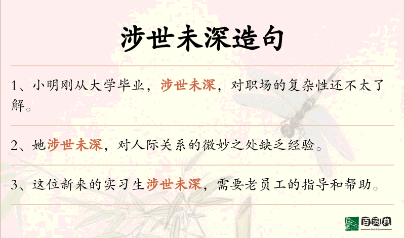 涉世未深