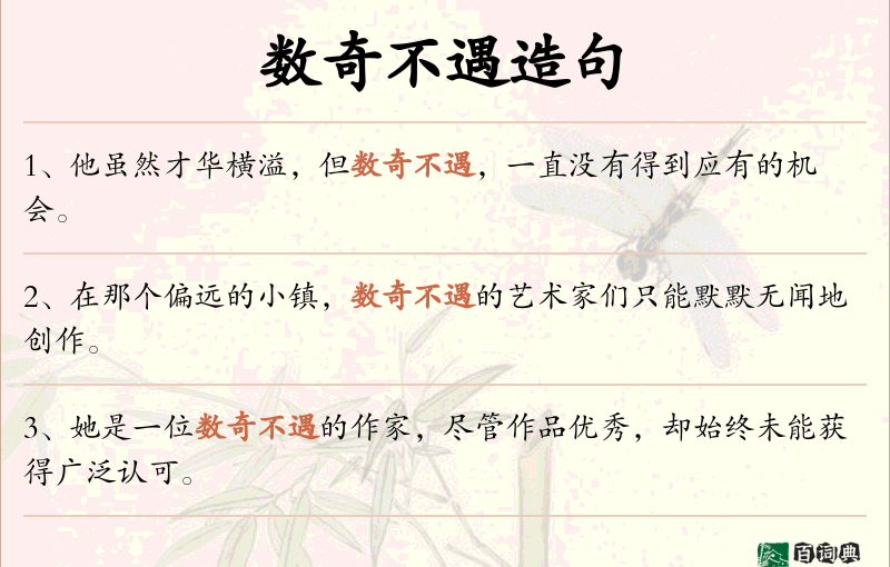 数奇不遇