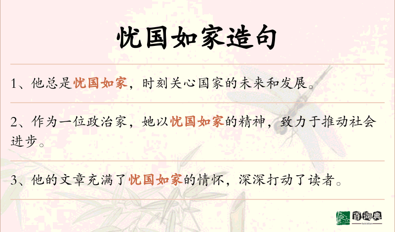 忧国如家