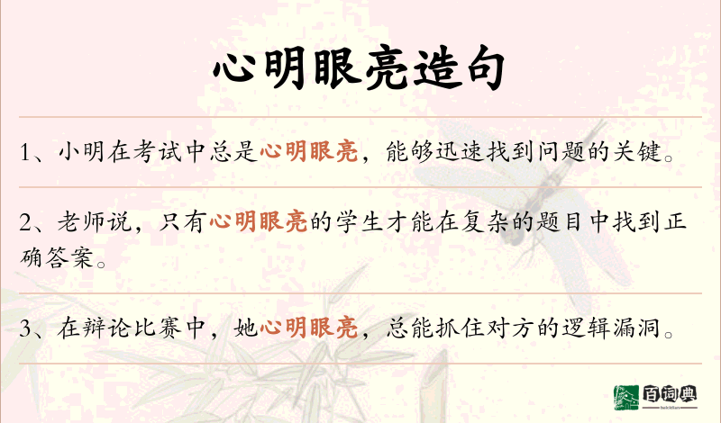 心明眼亮