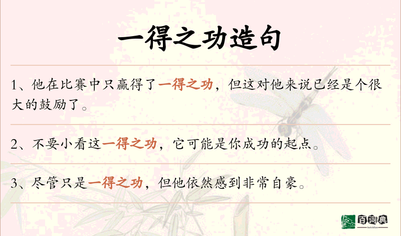 一得之功