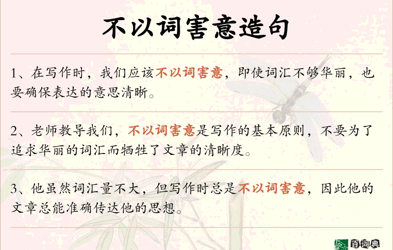 不以词害意