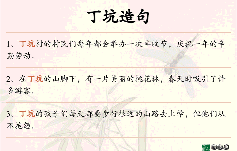 丁坑