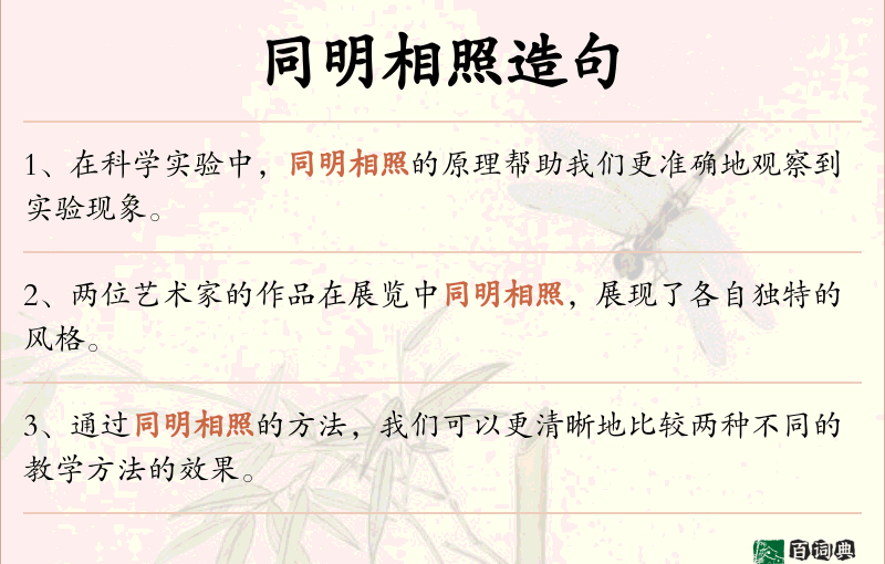 同明相照