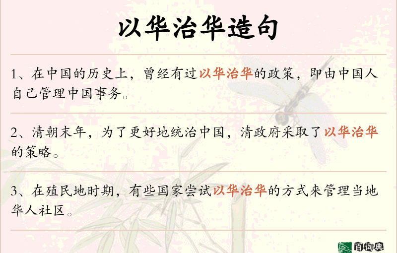 以华治华