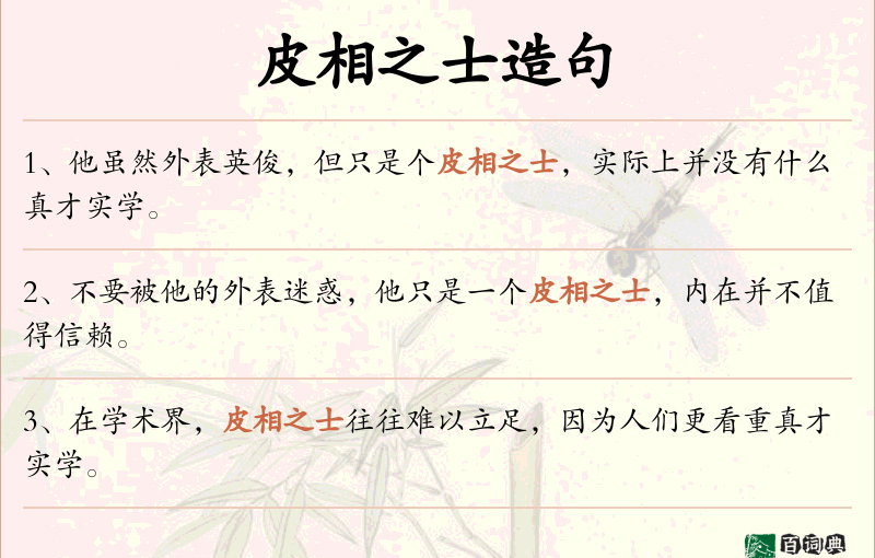 皮相之士