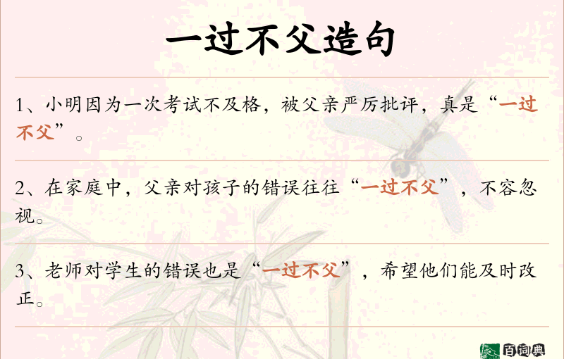 一过不父