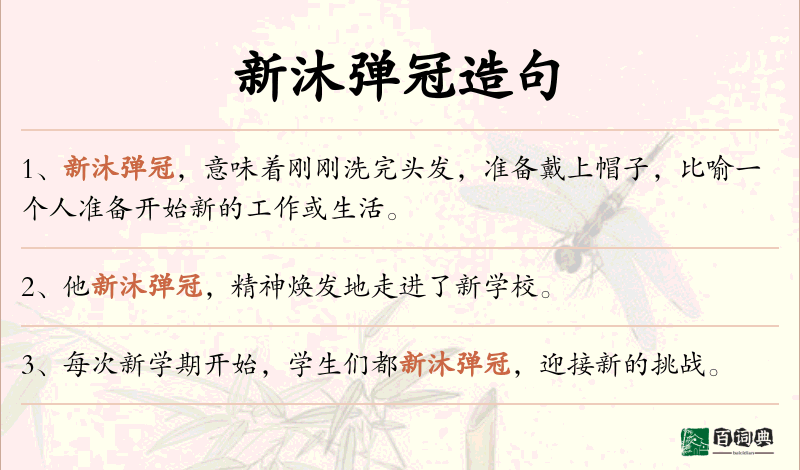 新沐弹冠