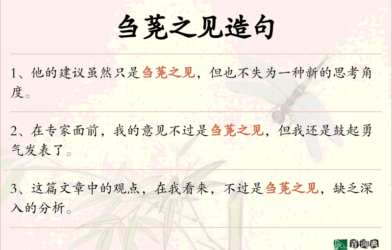 刍荛之见