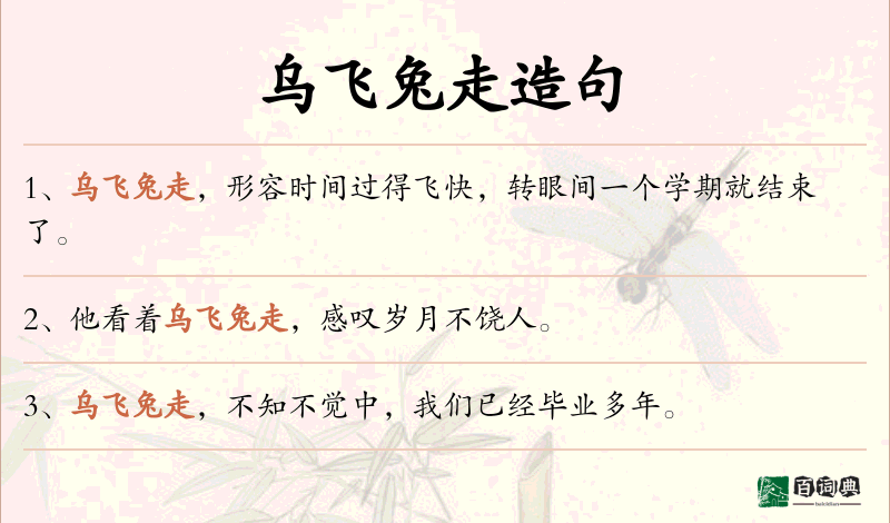 乌飞兔走