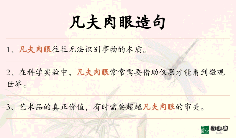 凡夫肉眼