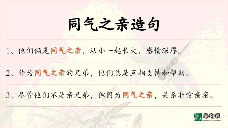 同气之亲
