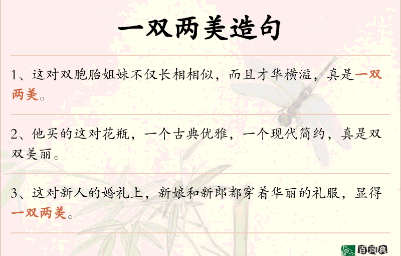 一双两美