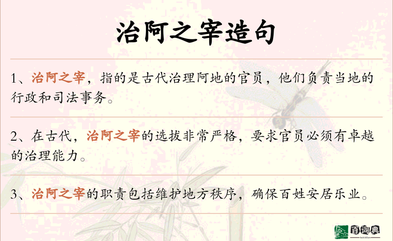 治阿之宰