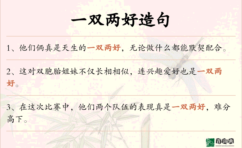 一双两好