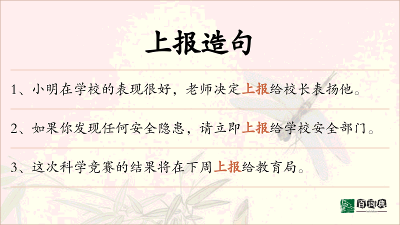 上报