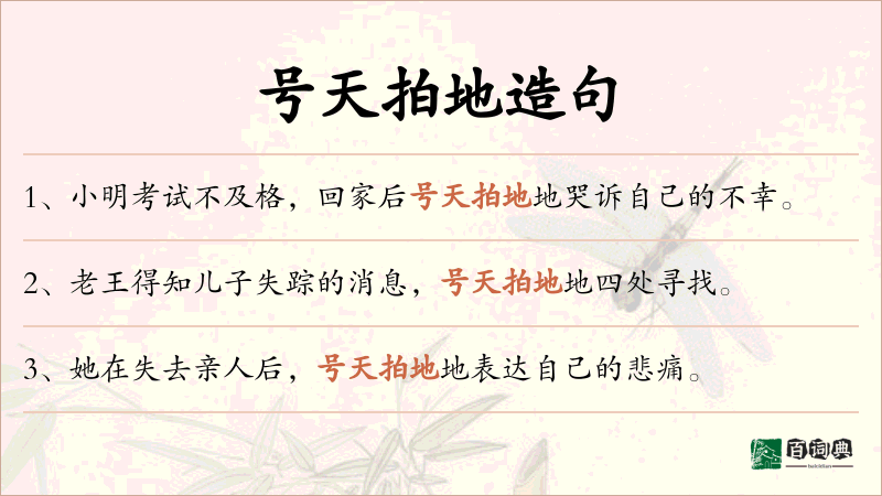 号天拍地