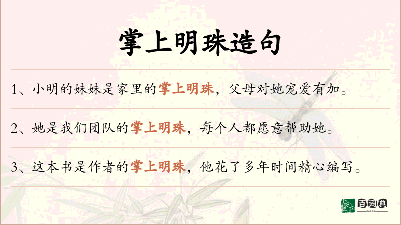 掌上明珠