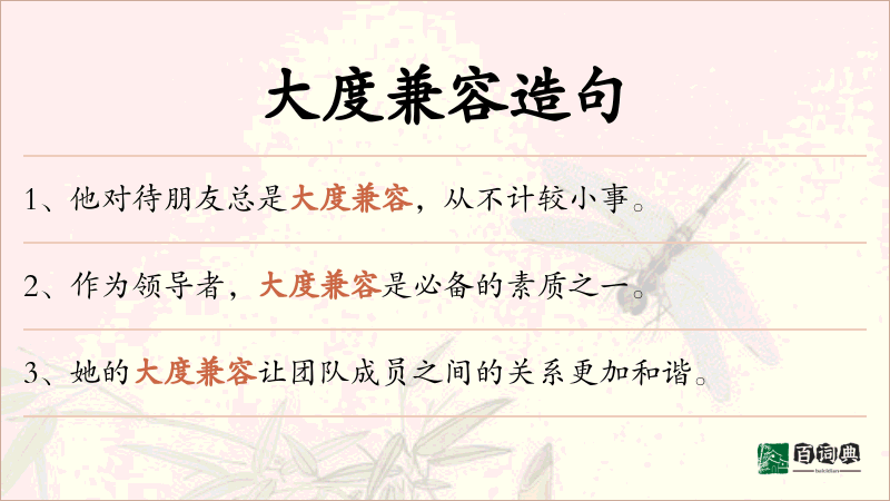 大度兼容