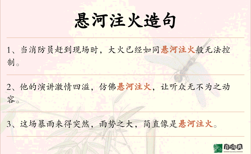 悬河注火