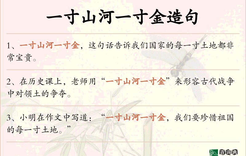 一寸山河一寸金