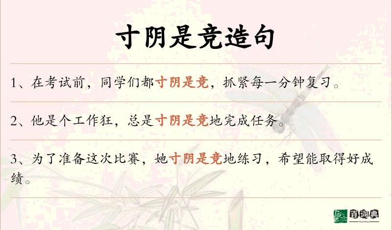 寸阴是竞