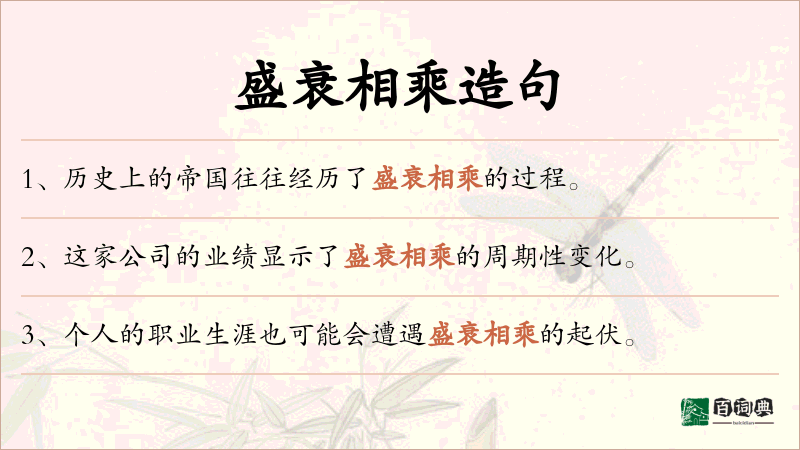 盛衰相乘