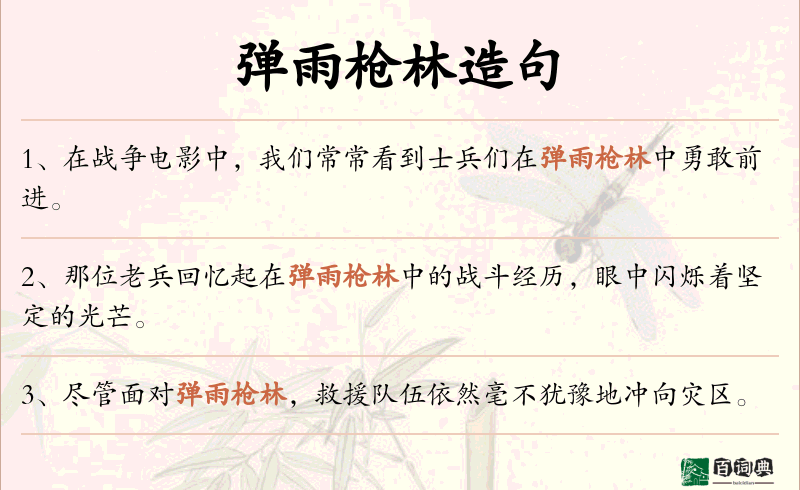弹雨枪林