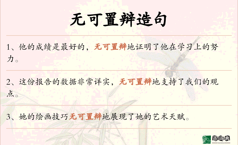 无可置辩