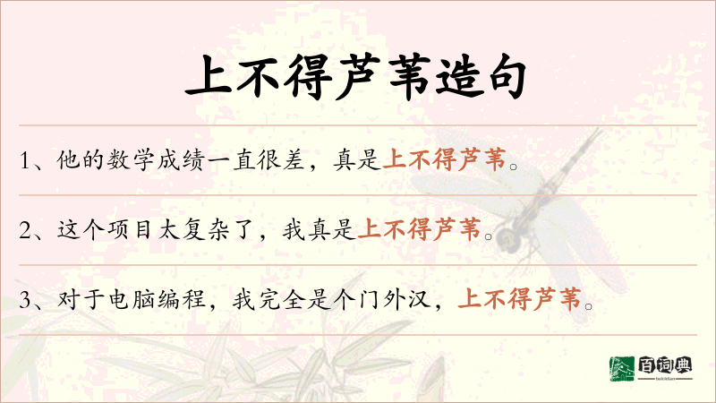 上不得芦苇