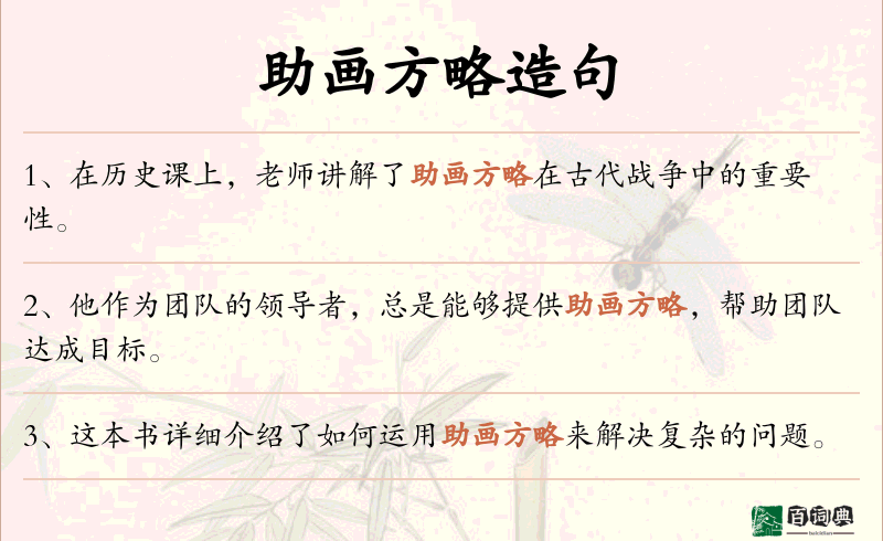 助画方略