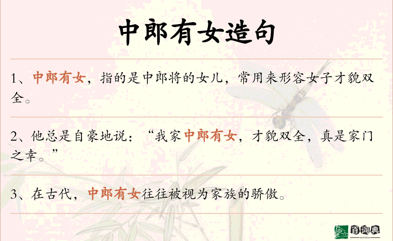 中郎有女