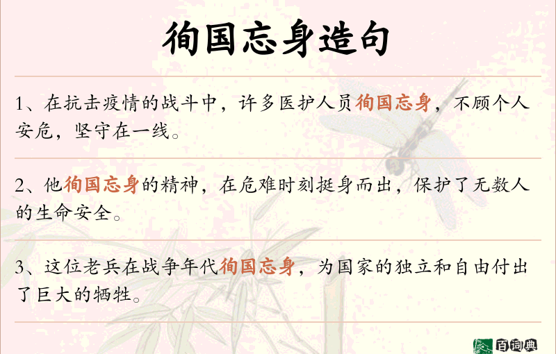徇国忘身