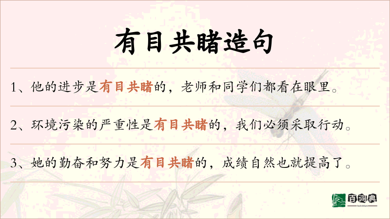 有目共睹