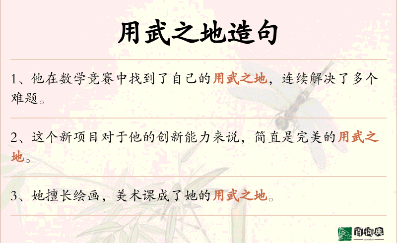 用武之地