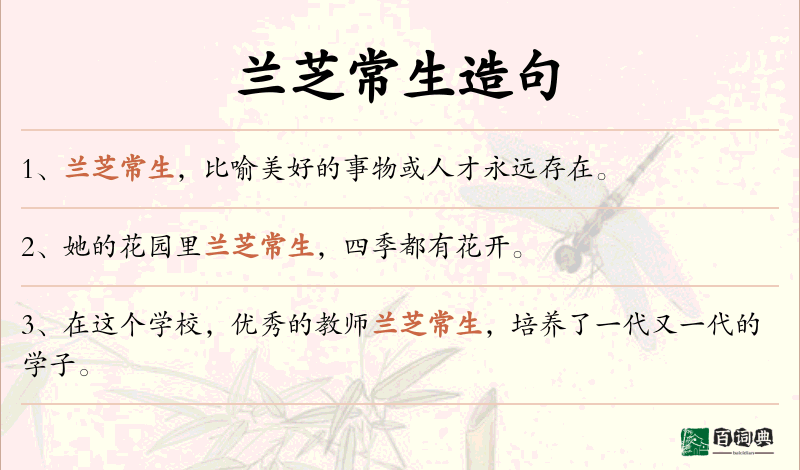 兰芝常生