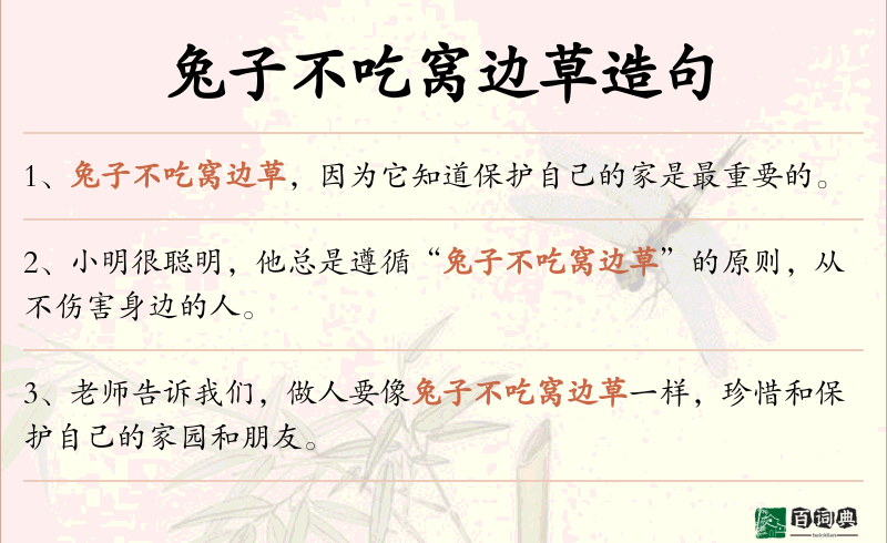 兔子不吃窝边草