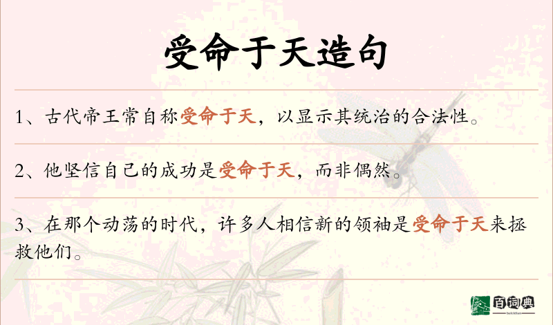 受命于天