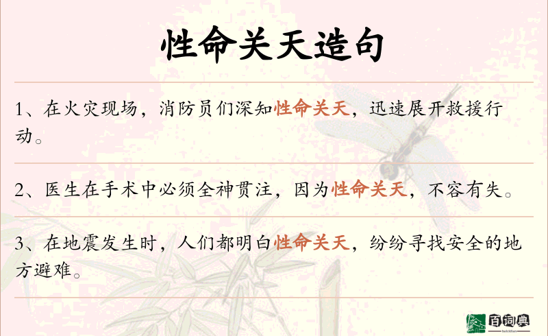 性命关天