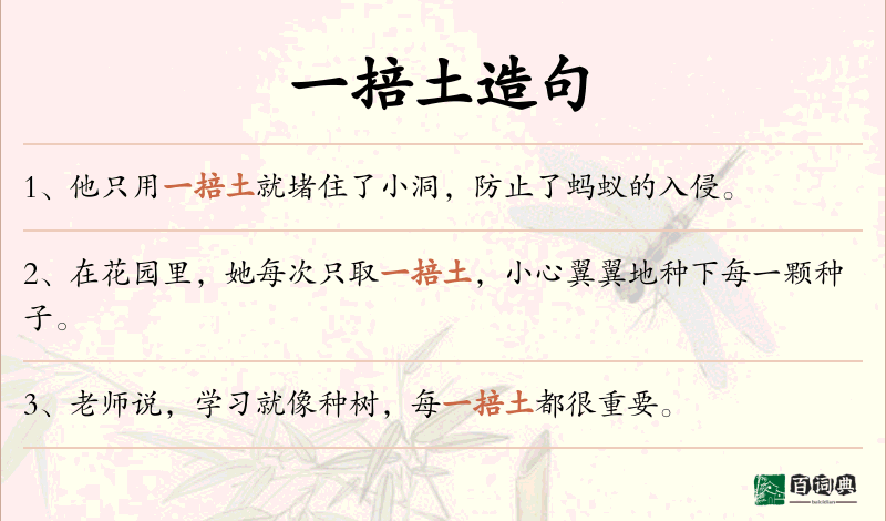 一掊土