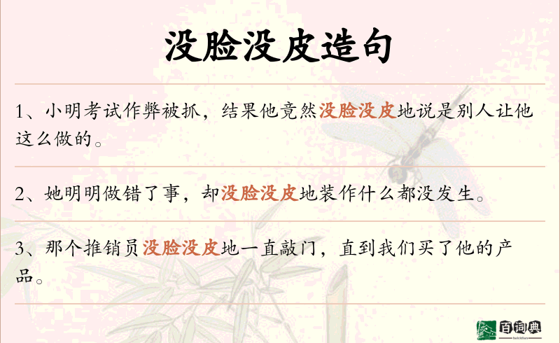 没脸没皮